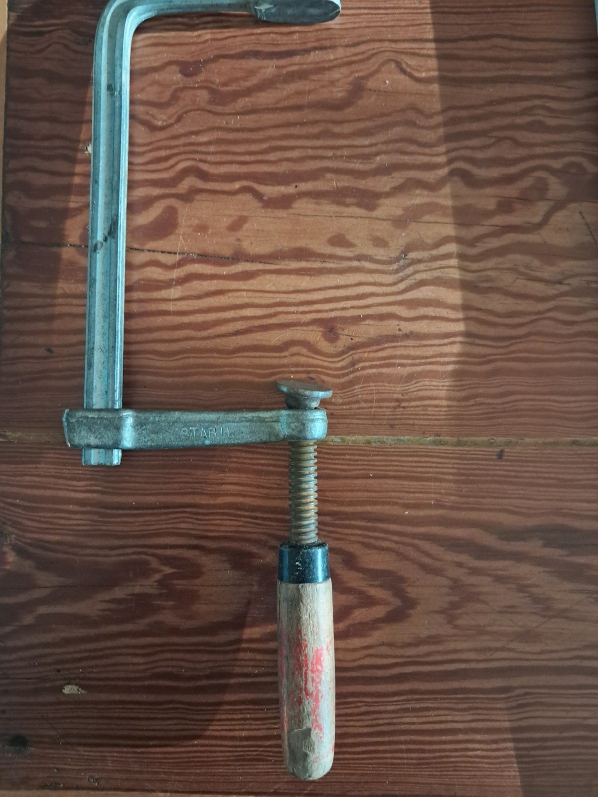 lijmklem tot 16 cm., Ophalen, Gebruikt, Klem