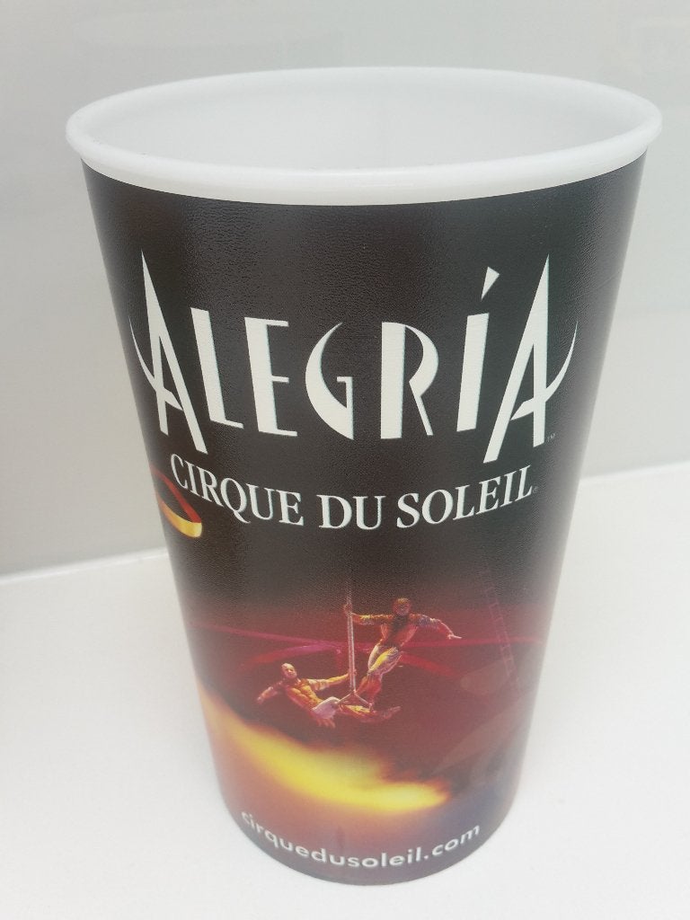 Plastic drinkbeker van Alegria, Cirque du Soleil, uit 2003, Enlèvement ou Envoi, Neuf, Ustensile