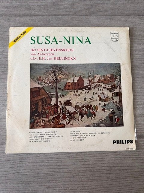 Vynil Susa-Nini par le Chœur Saint Lievens (lp013), Enlèvement ou Envoi, Utilisé, Musique folklorique, LP