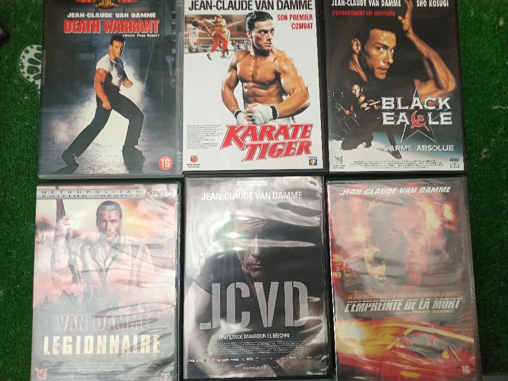 LOT 6 DVD'S J.C. VAN DAMME, Ophalen of Verzenden, Zo goed als nieuw