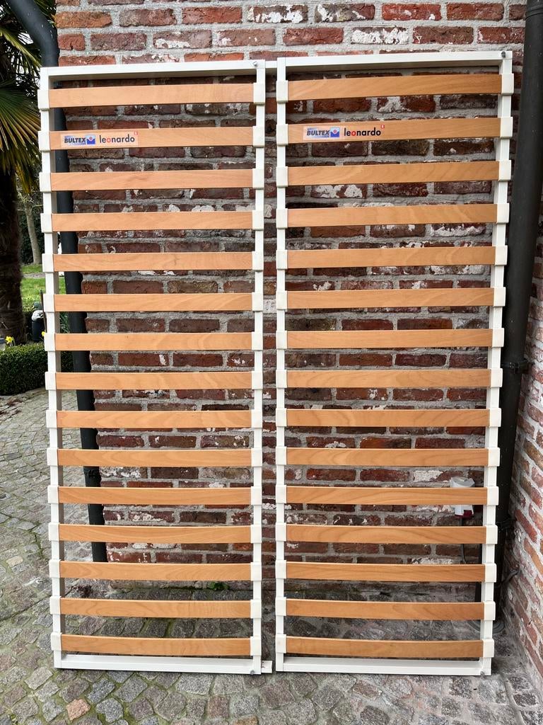 2 lattenbodems als nieuw, Huis en Inrichting, Ophalen, Tweepersoons, 140 cm, Zo goed als nieuw