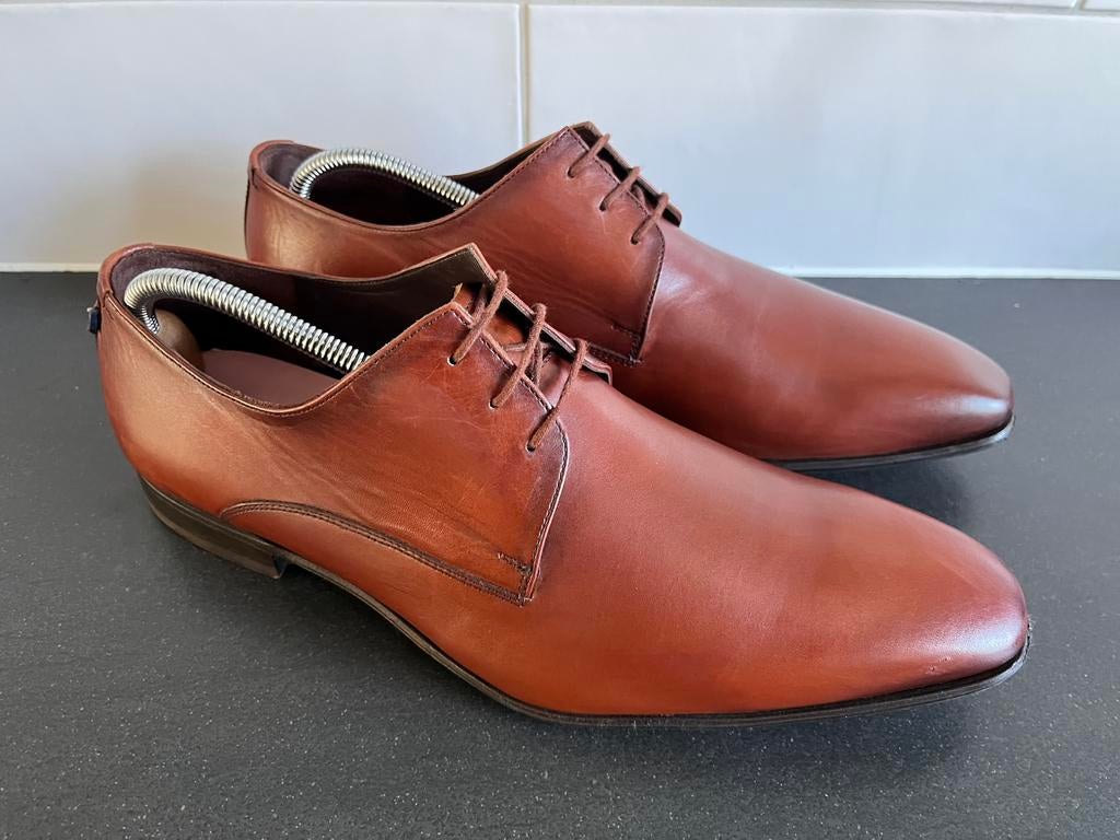 Floris van Bommel herenschoenen maat 10.5 / 45, Vêtements | Hommes, Chaussures, Enlèvement ou Envoi, Chaussures à lacets, Comme neuf