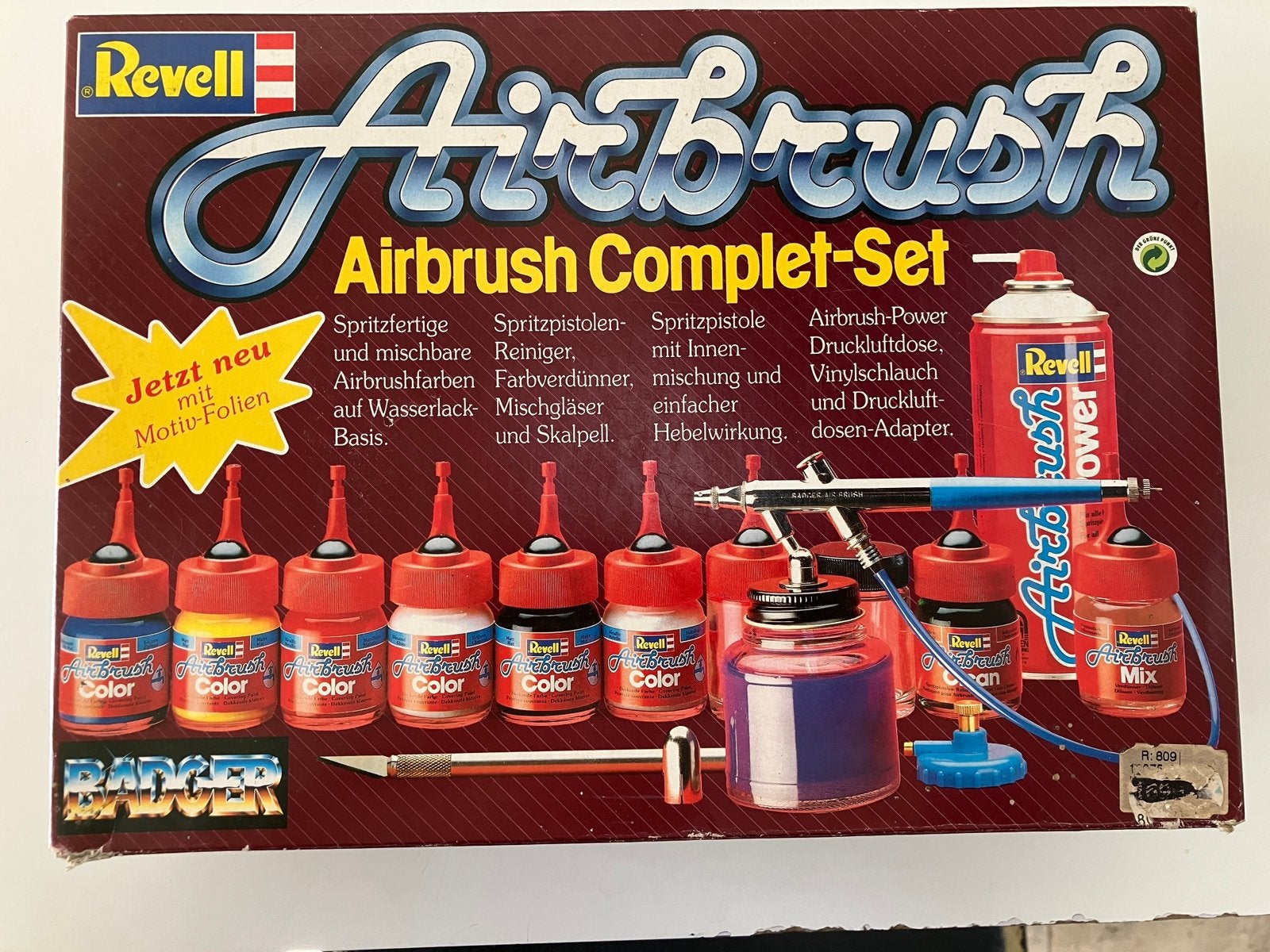 Revell airbrush complete set + compressor, Hobby en Vrije tijd, Ophalen, Nieuw