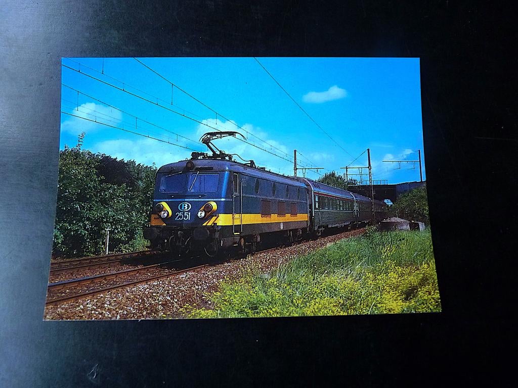 CP Locomotief NMBS 25.51 - Benelux - Duffet 1985, Ophalen of Verzenden, Nieuw, Trein, Kaart of Prent
