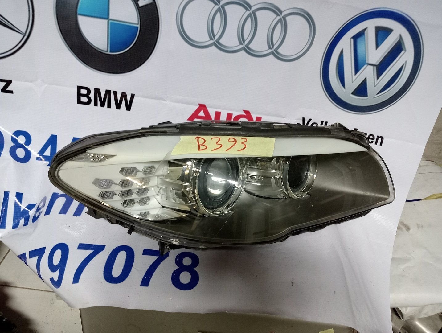 BMW 5 Serie F10 F11 Koplamp links 7203246 11, -, Utilisé, -, Enlèvement ou Envoi