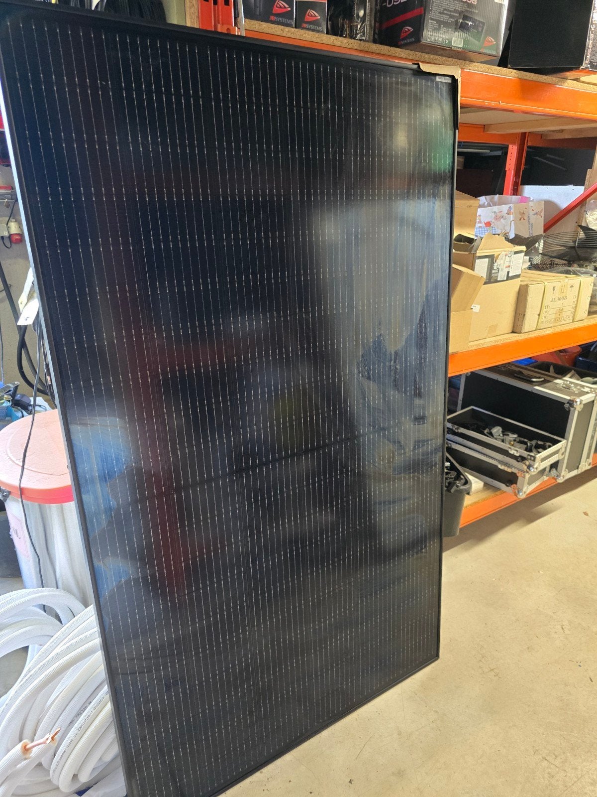 Enkele zonnepanelen, Ophalen