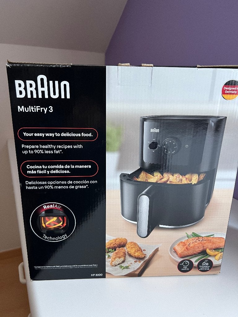 nieuwe airfryer Braun, Electroménager, Friteuses à air, Enlèvement, Neuf, Friteuse à air, 1000 à 1499 grammes