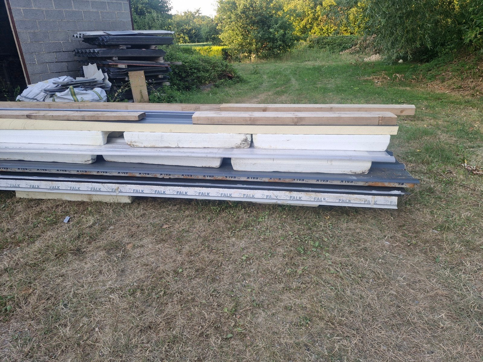 Industriele platen met 8cm pur isolatie, Doe-het-zelf en Bouw, Ophalen