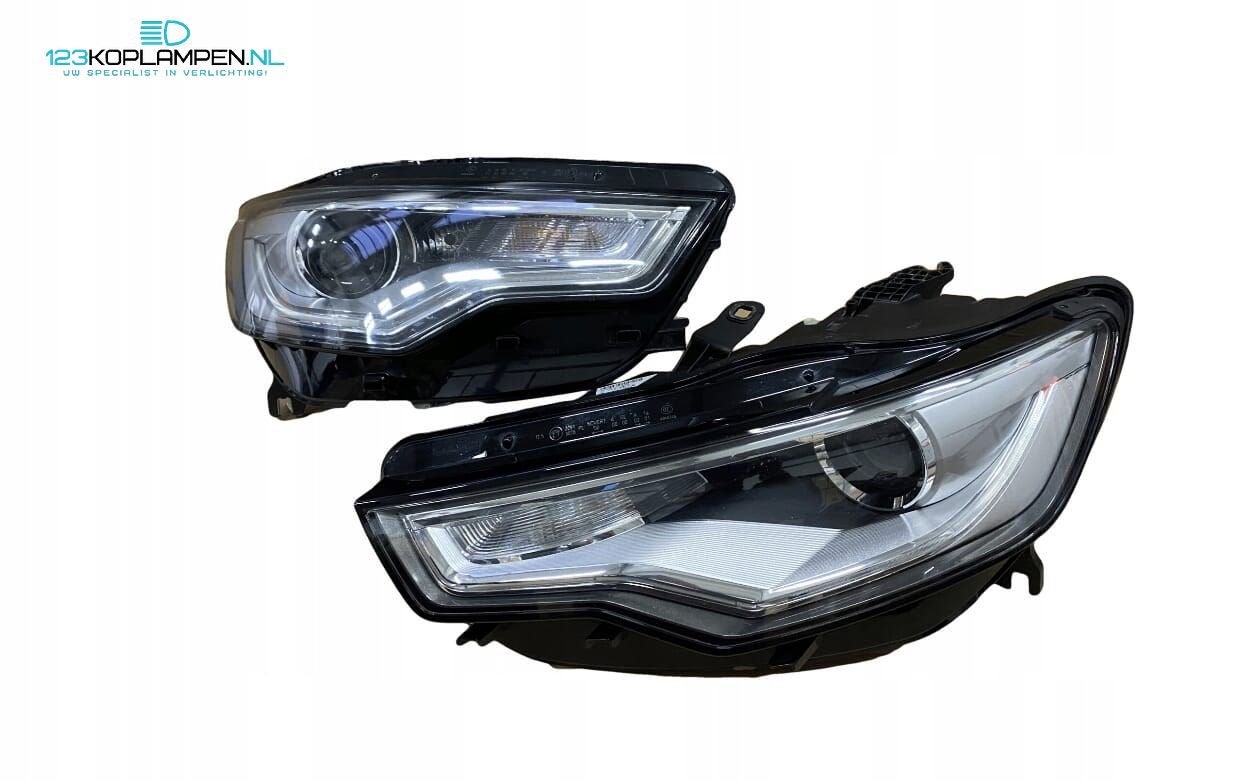 Audi A6 C7 4G Bi Xenon koplamp koplampen links rechts, Auto-onderdelen, Ophalen, Gebruikt, -, -
