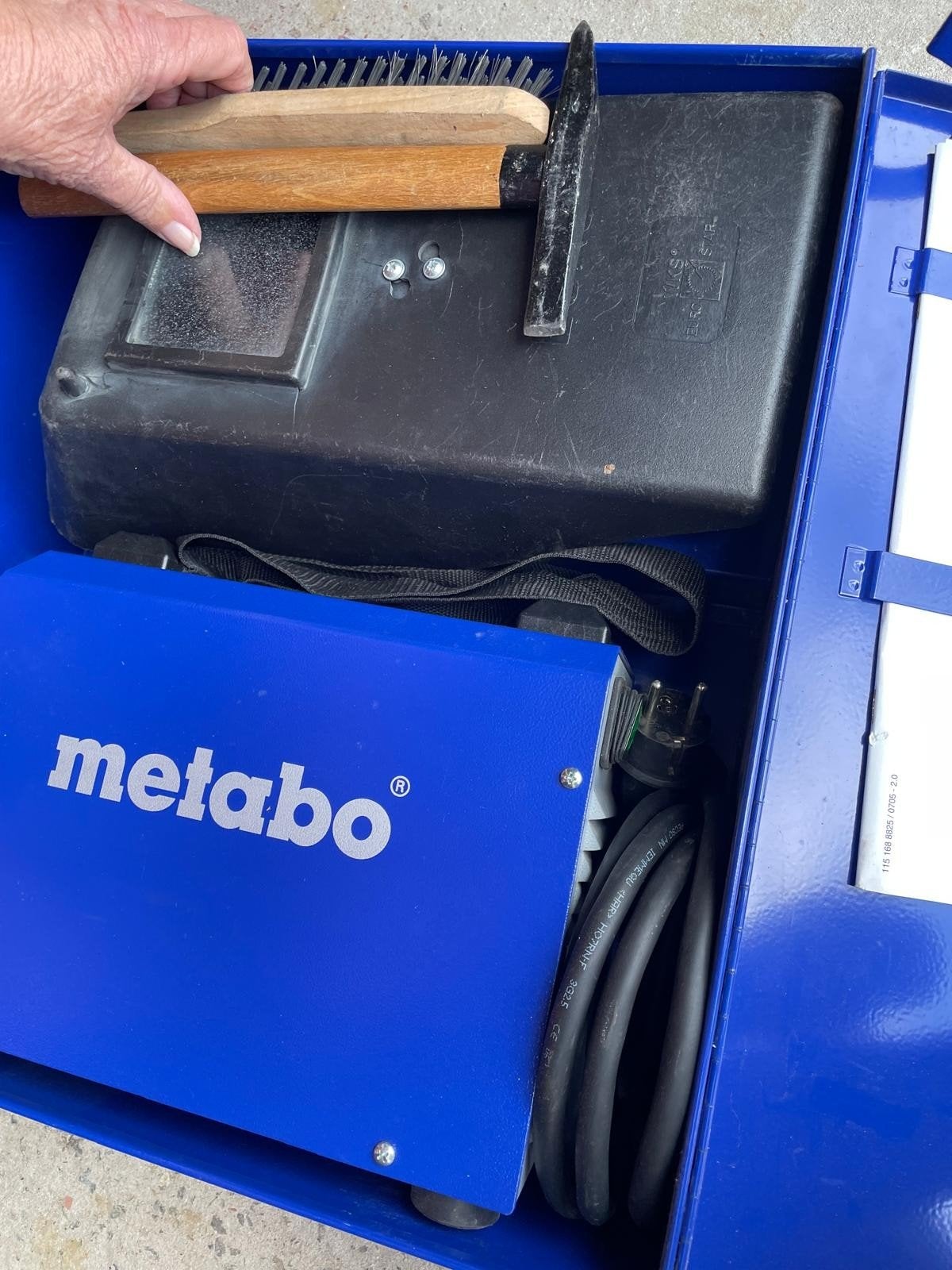 laspost met elektroden., Ophalen, Gebruikt, Elektroden