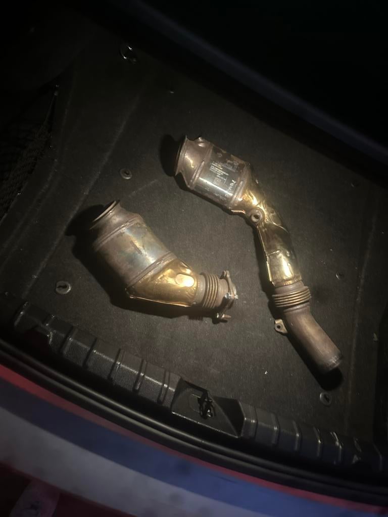 Originele BMW M3-M4 F8x katalysator / downpipe uitlaat, Auto-onderdelen, Ophalen, BMW