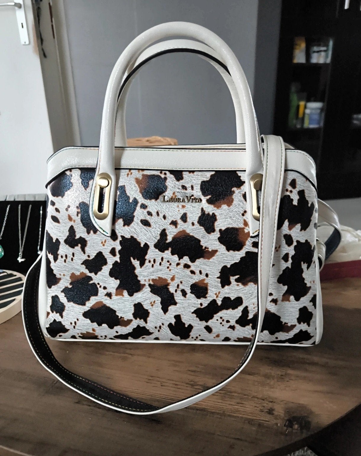 Sac Laura Vita, Enlèvement ou Envoi, Comme neuf, Blanc, Sac à main