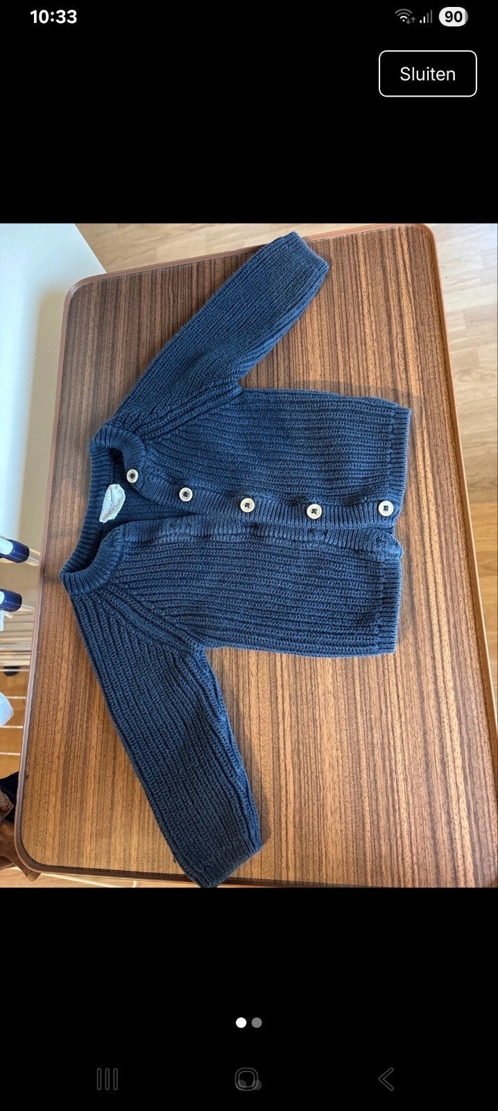 gilets met knoopjes maatje 74., Kinderen en Baby's, Truitje of Vestje, Stella en friends., Ophalen of Verzenden, Zo goed als nieuw