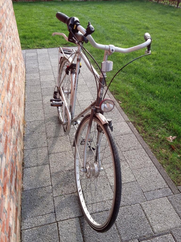 Heren fiets Gazelle, Ophalen