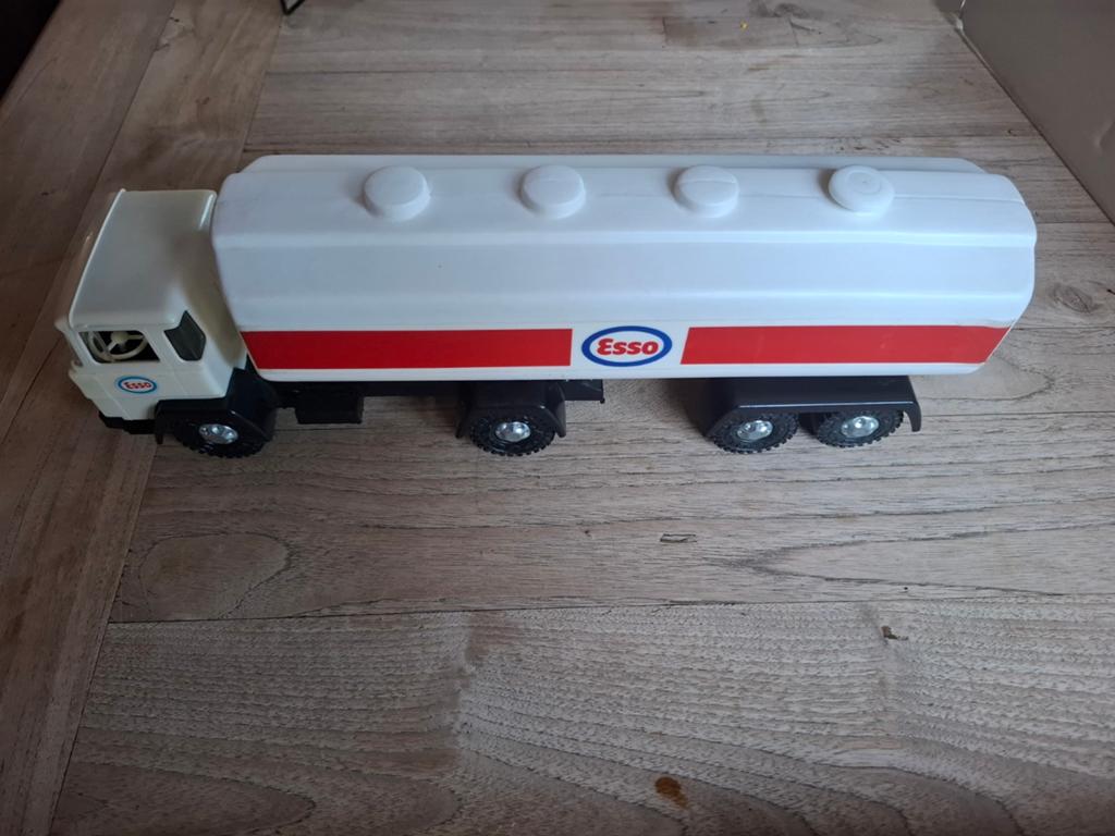 Vintage Wader set 5608 Mercedes-Benz Esso tankwagen uit 1960, Ophalen of Verzenden, Gebruikt
