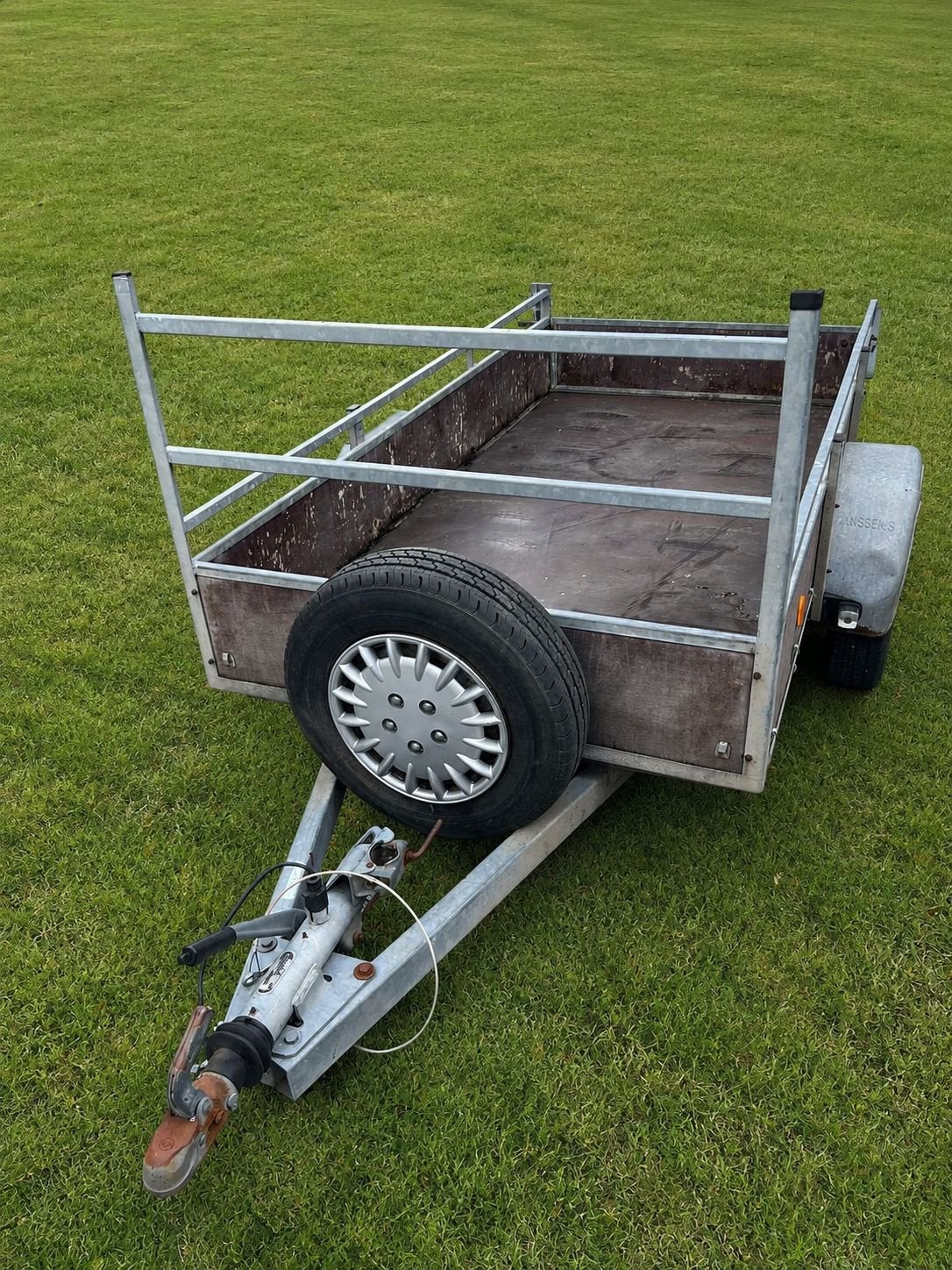 Aanhangwagen enkelas geremd, Auto diversen, Ophalen, Gebruikt