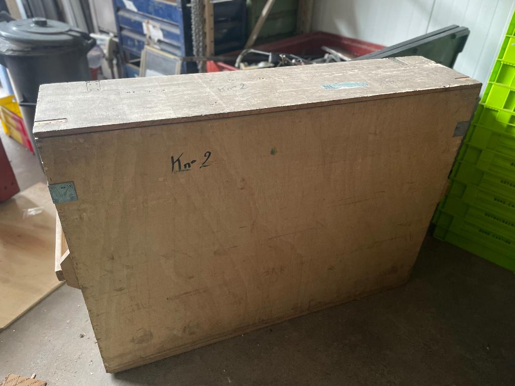 Houten transport kist, Ophalen, Minder dan 50 cm, Gebruikt, 100 tot 150 cm