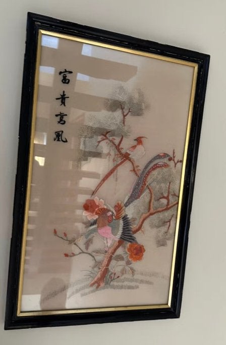 Œuvres d'art d'Asie de l'Est — oiseaux et fleurs, Antiquités & Art, Enlèvement ou Envoi