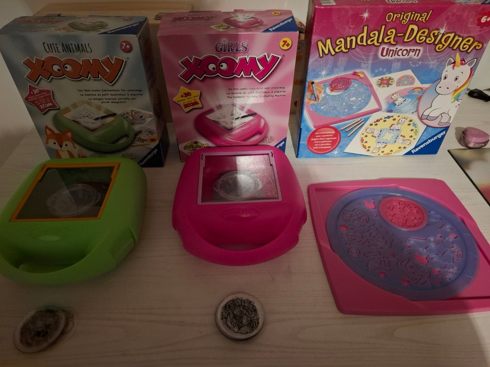 Tekenspulletjes van Xoomy en Ravensburger, Enlèvement ou Envoi, Utilisé, Autres types