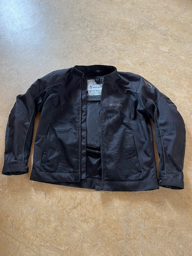 Veste moto été homme Richa L noire (protections, aération), Motos, RICHA, Enlèvement, Hommes, Manteau | tissu