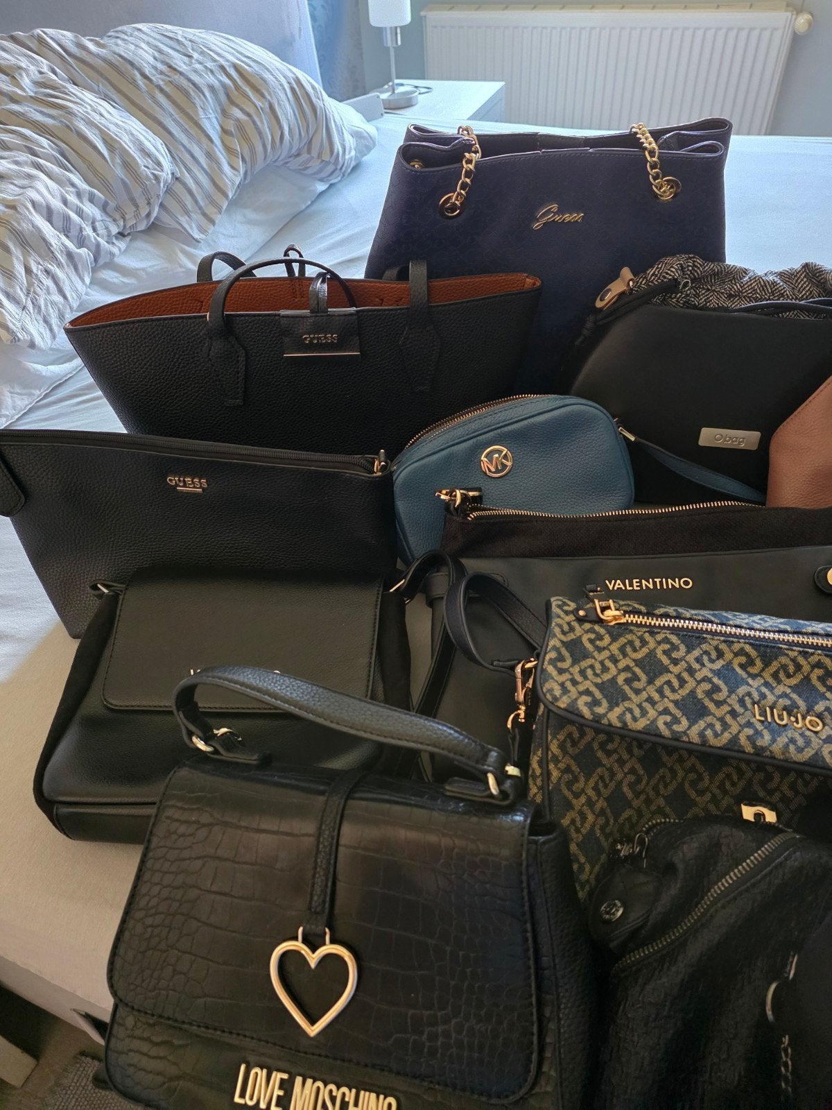 Originele handtassen guess, mk, valentino, Ophalen