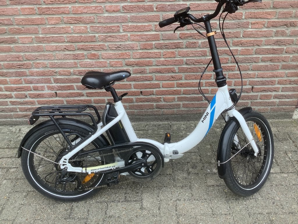 Electrische vouwfiets, Fietsen en Brommers, Fietsen | Vouwfietsen, Heren, 14 tot 16 inch, Versnellingen, Zo goed als nieuw