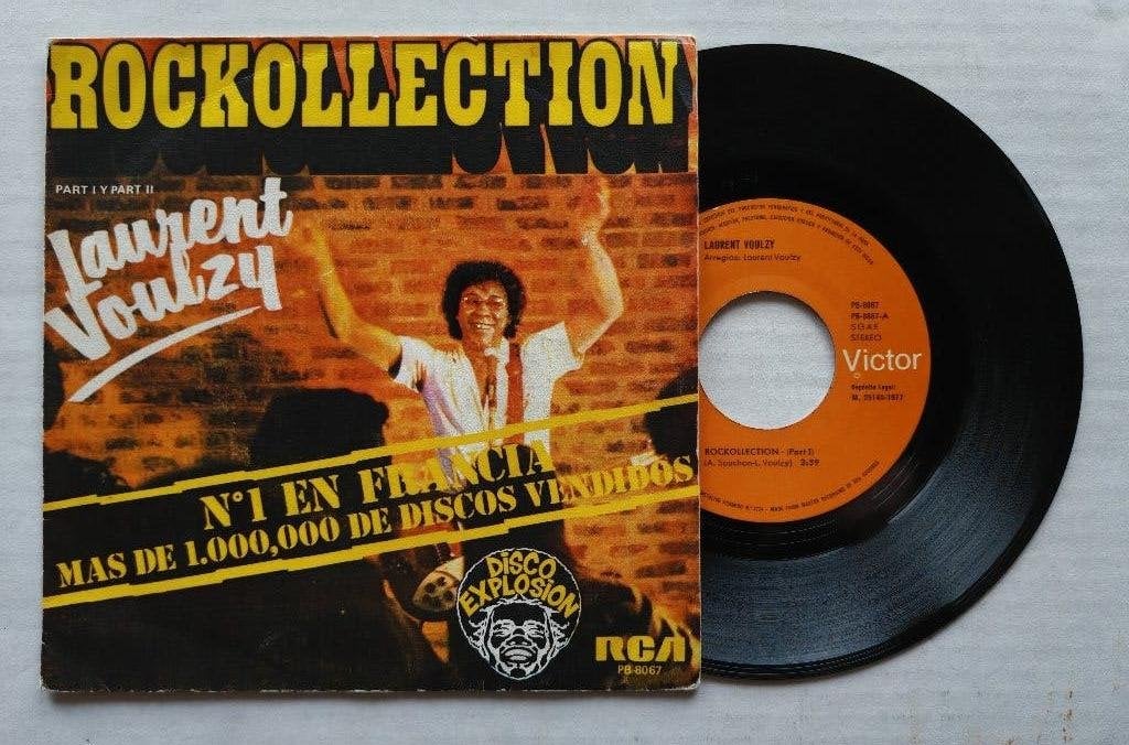LAURENT VOULZY - Rockollection (45t), Ophalen of Verzenden, Zo goed als nieuw, 7 inch, Pop
