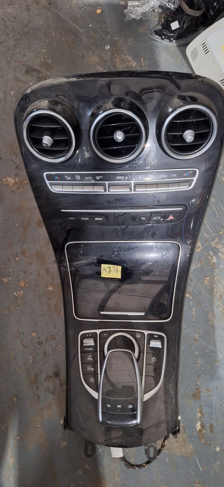 Originele Mercedes-Benz W205 Middenconsole / Bedieningspanee, Autos : Divers, -, Utilisé, -, -