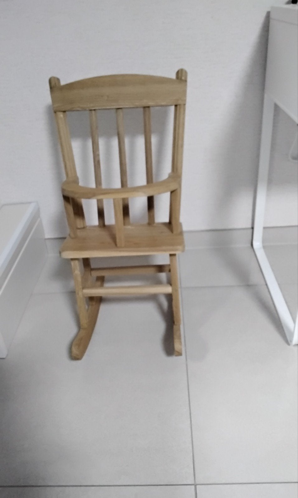 Eiken schommelstoeltje, Ophalen