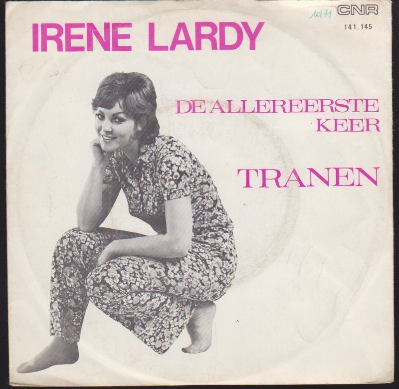 IRENE LARDY / DE ALLEREERSTE KEER, Enlèvement, 7 inch