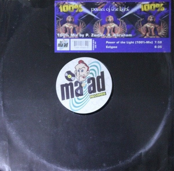 100% - Power Of The Light, Enlèvement ou Envoi, Utilisé, 12 pouces, Trance