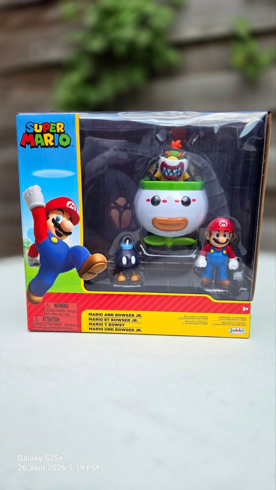Super Mario — Mario & Bowser Jr. — JAKKS Pacific — Figuren, Ophalen, Nieuw