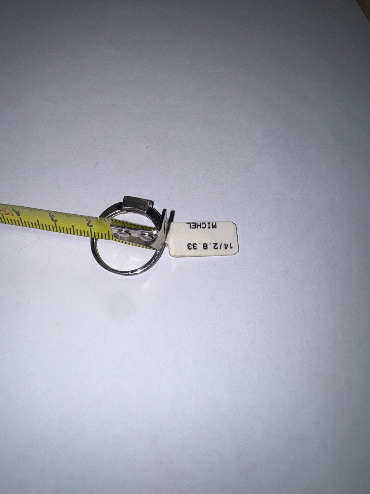 Zilveren ring, Ophalen of Verzenden, Zo goed als nieuw