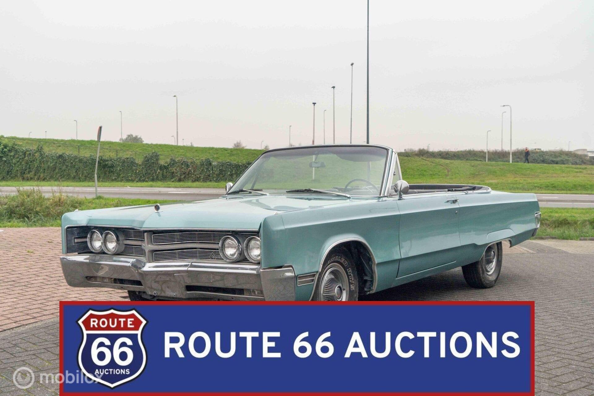Chrysler 300 Cabriolet | 1967 | Route 66 Auctions, Autos, Achat, Entreprise, Boîte manuelle, Autre carrosserie