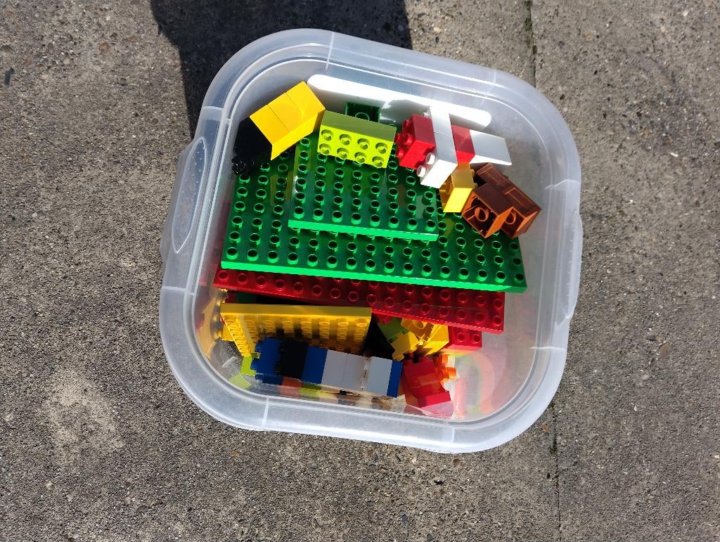 Box Duplo blokken, Ophalen, Gebruikt, Losse stenen, Duplo