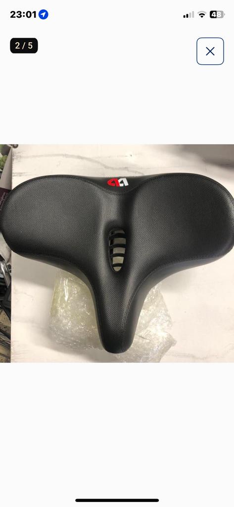 Fiets Zadel extra groote, Ophalen, Nieuw, Zadel