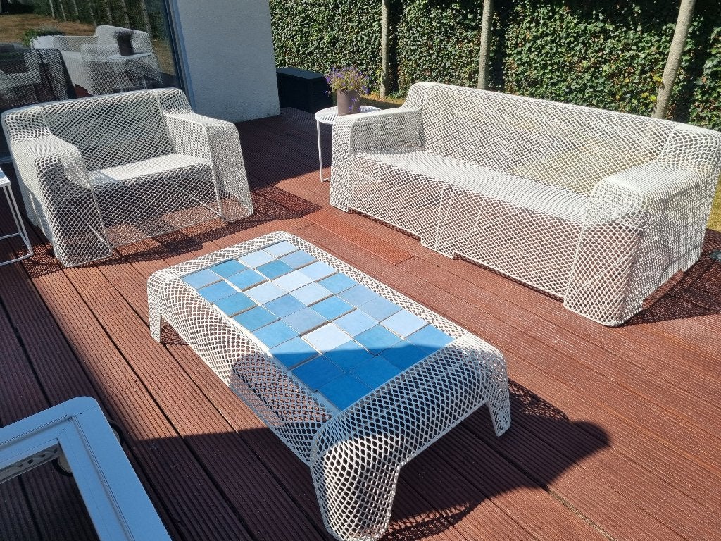 Buiten meubels Emu Ivy in wit, Ophalen, Zo goed als nieuw, Metaal