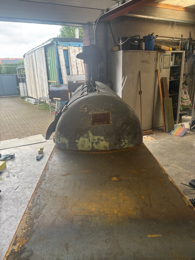 grote offset smoker, Ophalen, Zo goed als nieuw