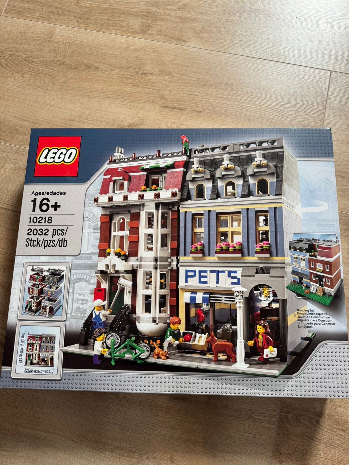 Lego modular pet shop 10218, Ophalen, Zo goed als nieuw, Lego
