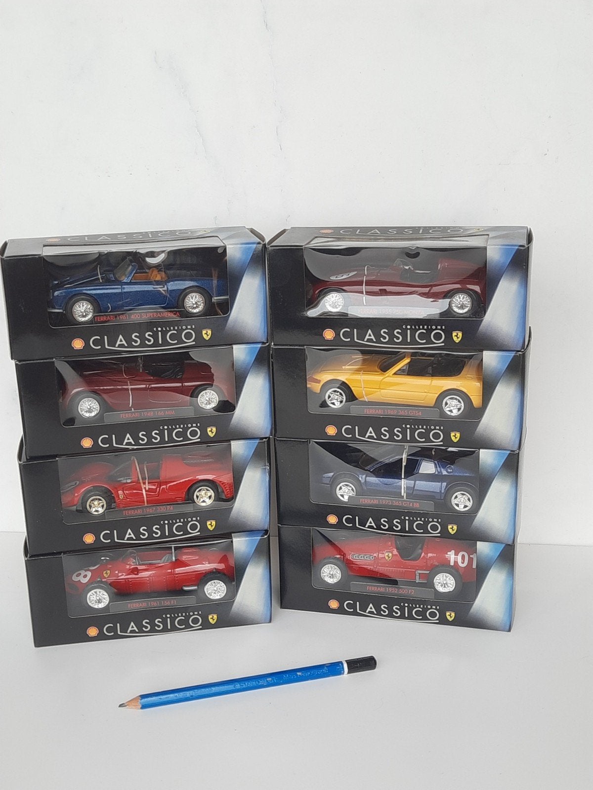 Complete - Shell Classico - Ferrari collectie, Autres marques, Enlèvement ou Envoi, Voiture, Onbekend