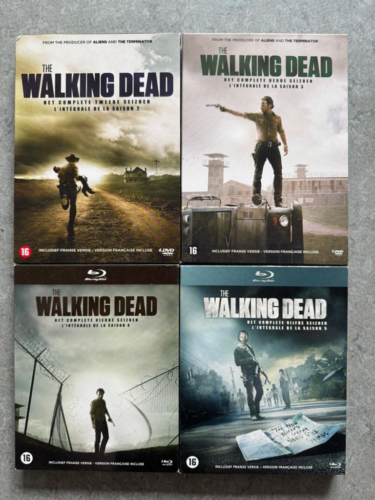 The walking Dead serie seizoen 2,3,4,5, Ophalen of Verzenden, Zo goed als nieuw