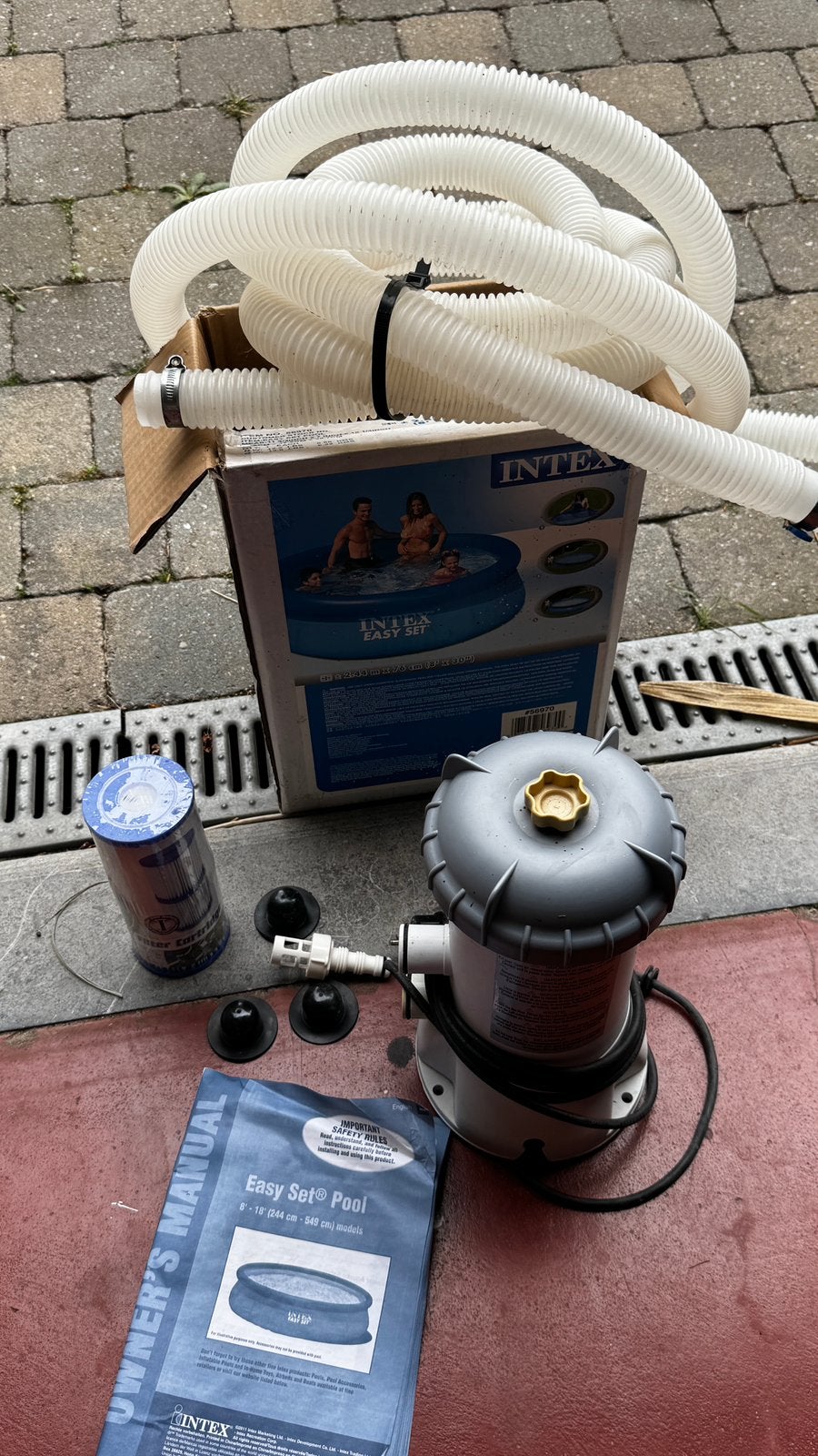 INTEX Pompe a filtre piscine, Jardin & Terrasse, Enlèvement, Comme neuf, Piscines hors sol