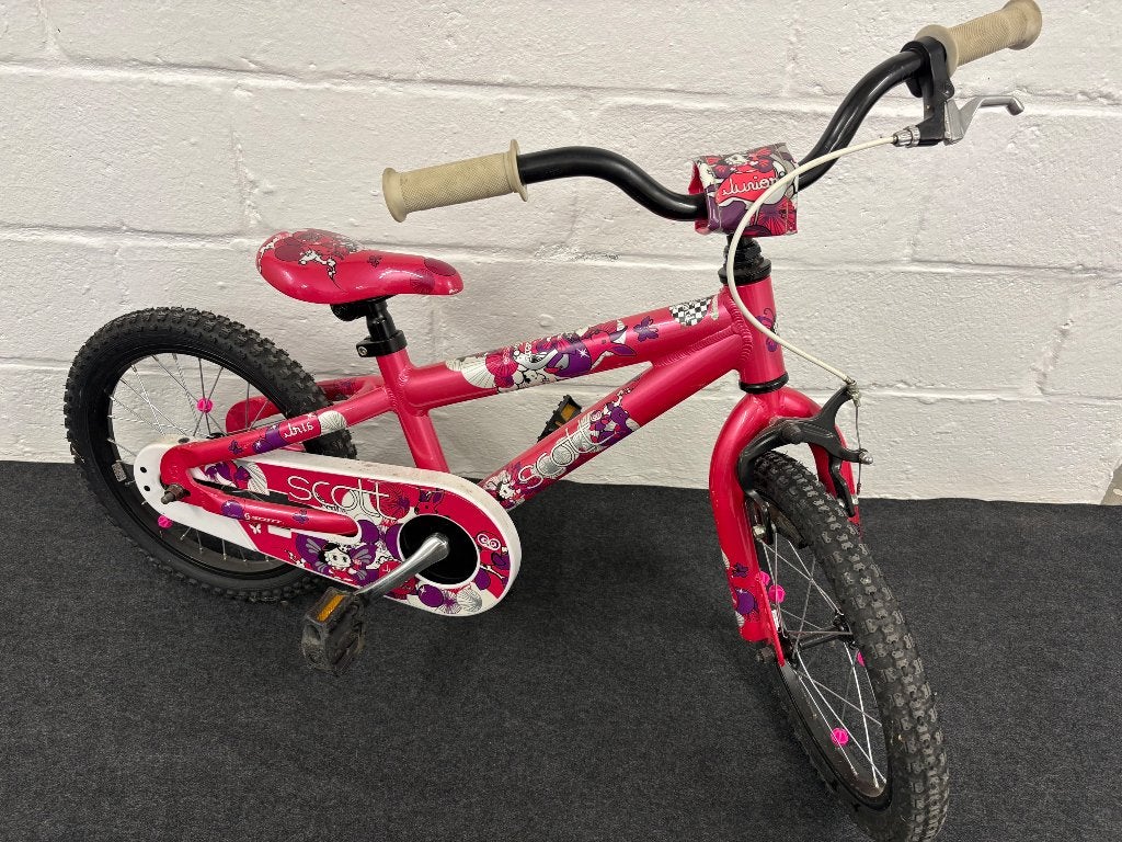 Vélo enfant Scott Jr 16, Vélos & Vélomoteurs, Frein sur jante, Enlèvement, Scott, Comme neuf