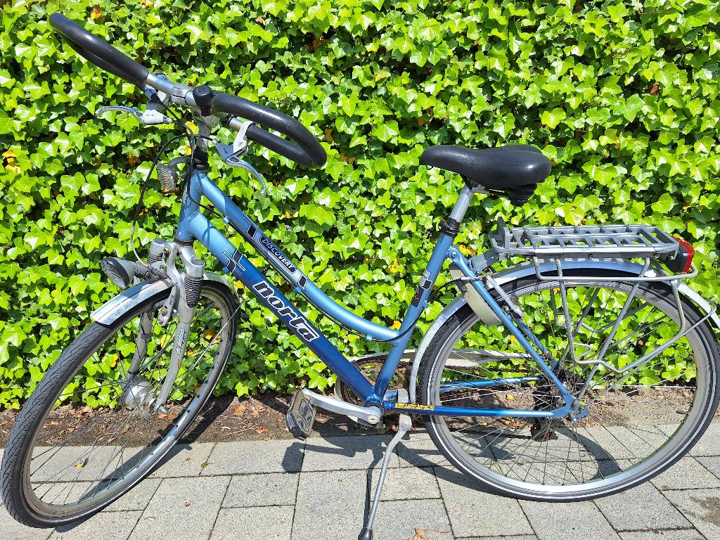 Damesfiets Norta, Gebruikt, Velgrem, Versnellingen, Ophalen