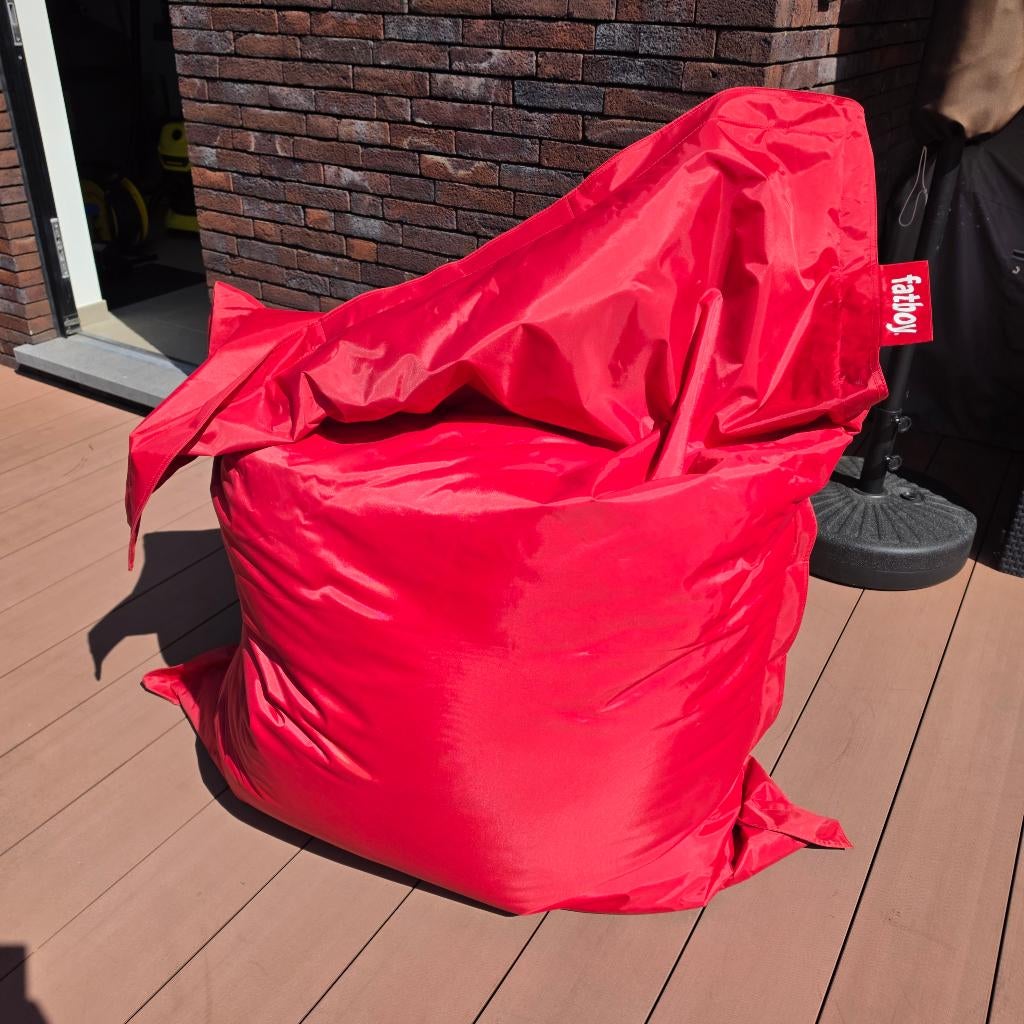 Fatboy zitzak, Enlèvement, Comme neuf, Rouge, Pouf