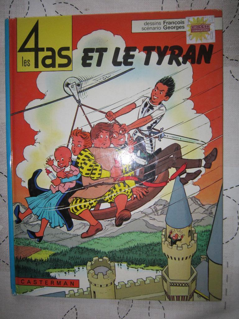 Bd les 4 as et le tyran Adam D, Une BD, Enlèvement, Utilisé