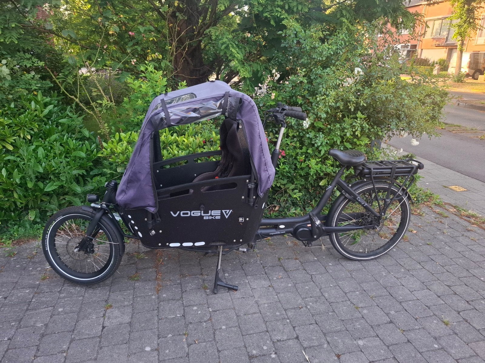 Elektrische bakfiets Vogue Carry 2, Ophalen