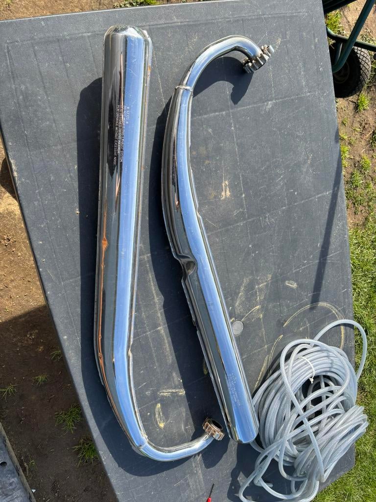 Suzuki gt 125 uitlaat, Ophalen, Gebruikt