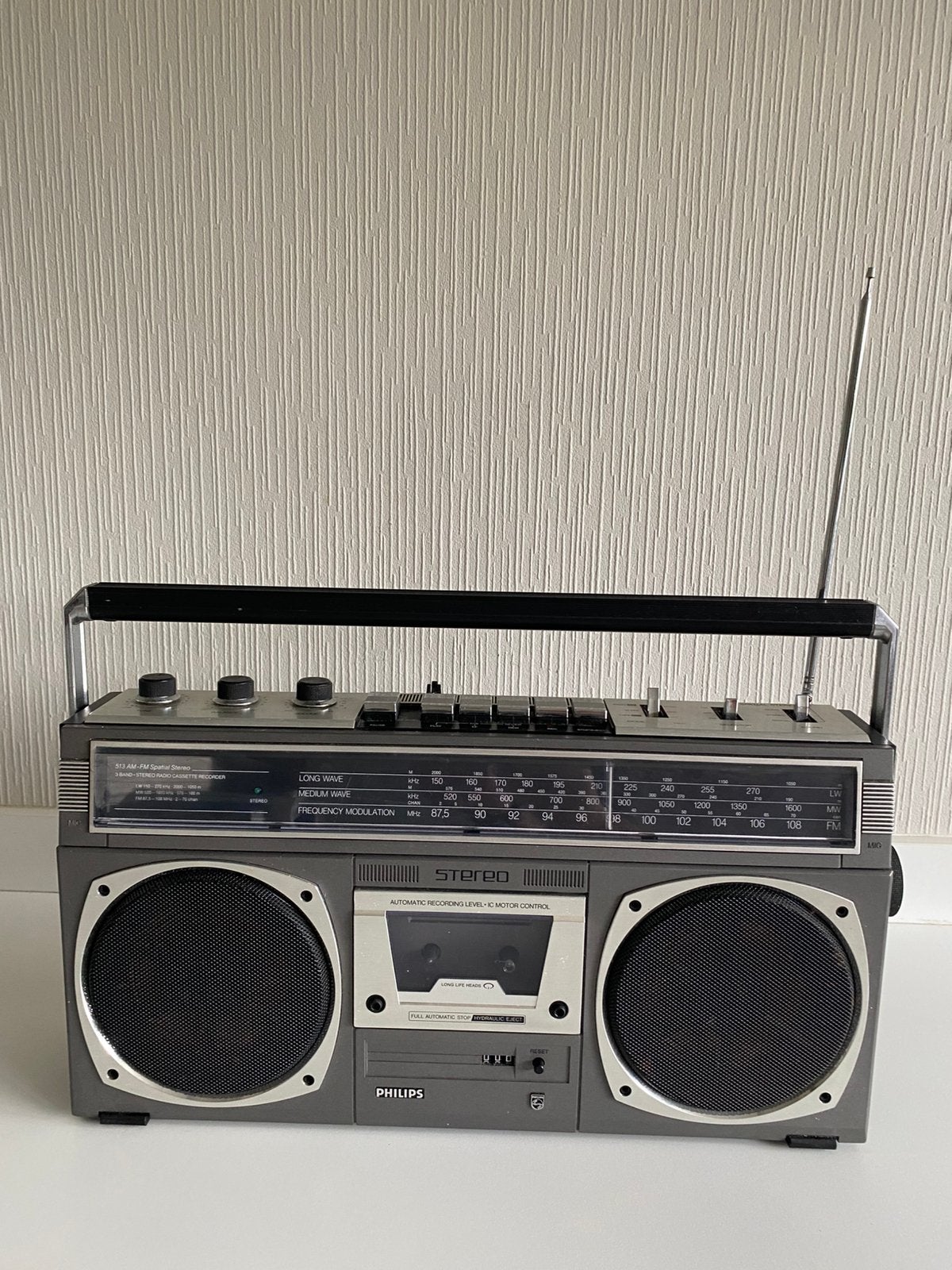 Radio-casette Philips, TV, Hi-fi & Vidéo, Radios, Enlèvement, Utilisé, Radio