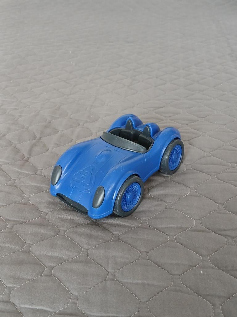 Blauwe Green Toys Raceauto - Eco-vriendelijk speelgoed, Kinderen en Baby's, Speelgoed |Speelgoedvoertuigen, Ophalen of Verzenden